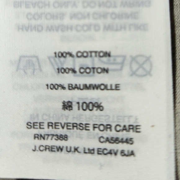 J. Crew Peasant Top Striped, Navy & White size S, 100% cotton, keyhole back - Picture 5 of 6